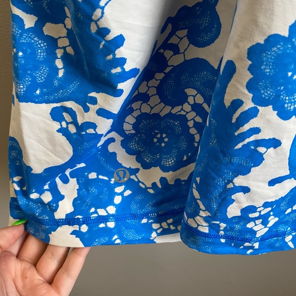 Lululemon free to be Laceoflage polar cream beaming blue tank top - Picture 6 of 8